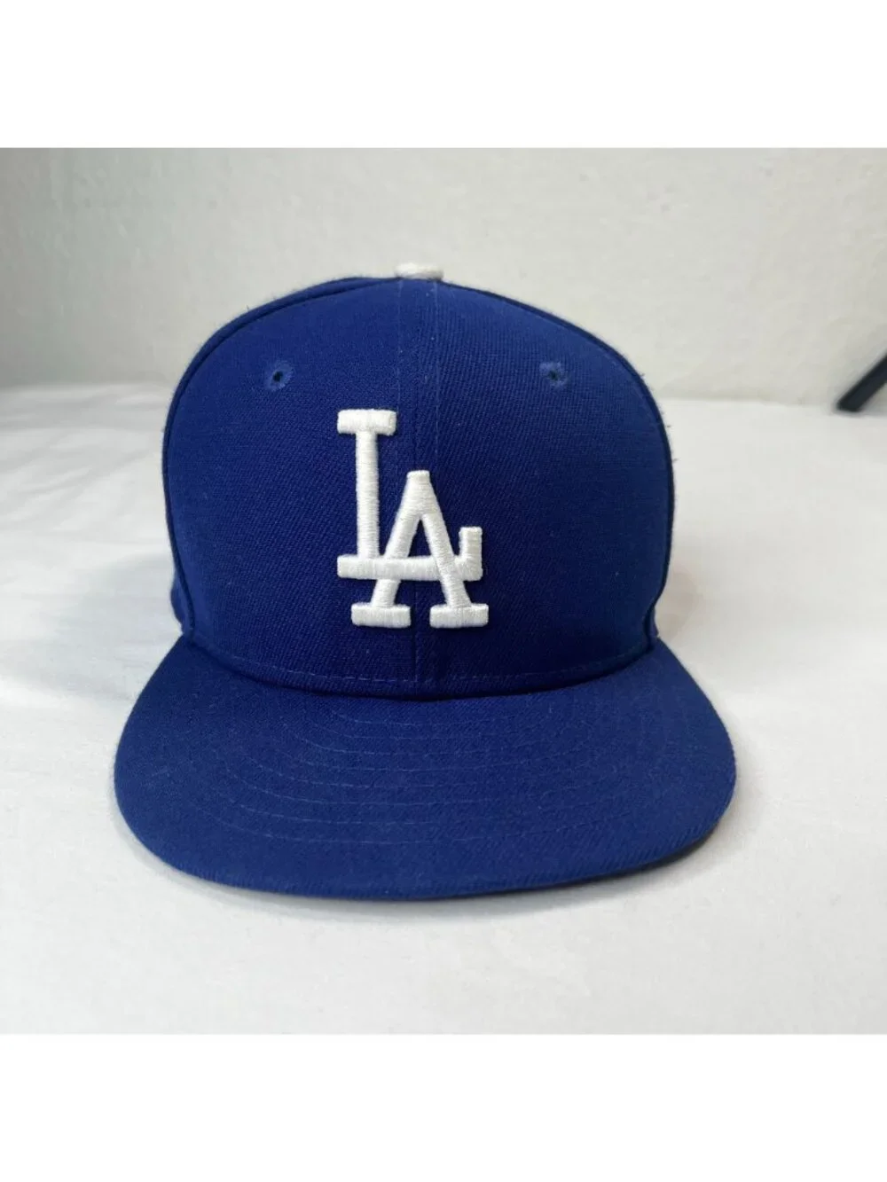 Youth Los Angeles Dodgers New Era Blue 59FIFTY Fitted Hat Unisex MLB 6 1/2